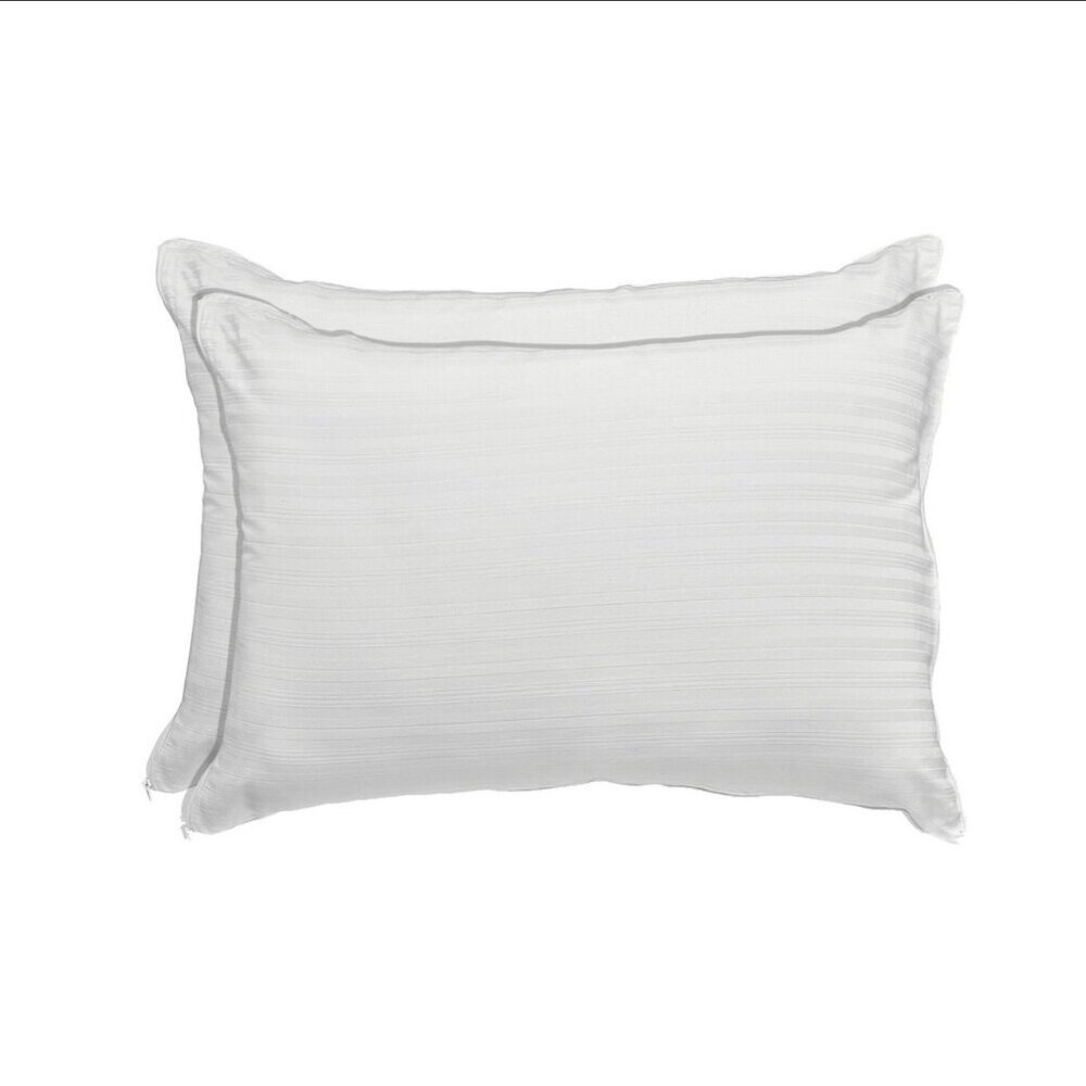 Nestwell Cotton Dobby Zippered Pillow Protectors 2 Standard/Queen